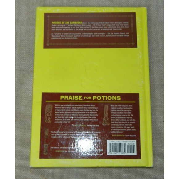 Beachbum Berry's Potions of the‎ Caribbean Book by Jeff Berry Vintage Hardcover - Picture 11 of 11